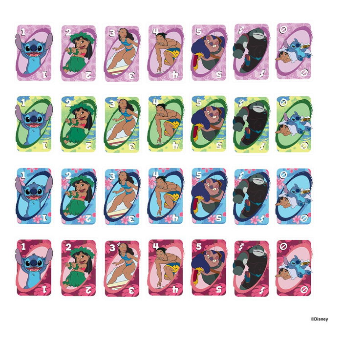 Mattel UNO Lilo & Stitch Disney Juego de Cartas Temático Mattel UNO Lilo & Stitch Disney Juego de Cartas Temático