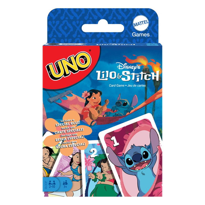 Mattel UNO Lilo & Stitch Disney Juego de Cartas Temático Mattel UNO Lilo & Stitch Disney Juego de Cartas Temático