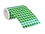 Liderpapel Gomets autoadhesivos círculos verdes 10,5 mm rollo de 6000 unidades