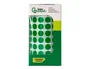 Liderpapel Gomets autoadhesivos círculos verdes 10,5 mm rollo de 6000 unidades