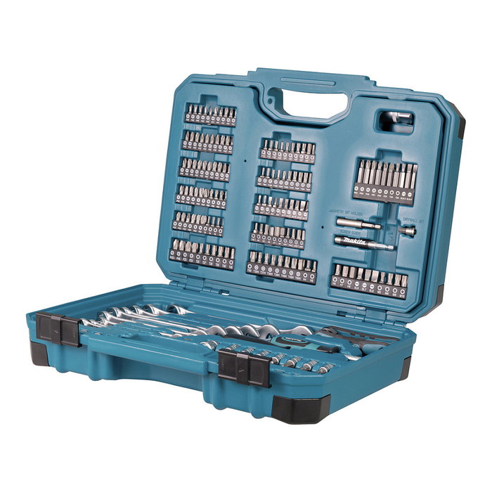 Makita E-17980 Kit Herramientas 231 Piezas, Llaves, Destornilladores, Carraca, Azul Makita E-17980 Kit Herramientas 231 Piezas, Llaves, Destornilladores, Carraca, Azul
