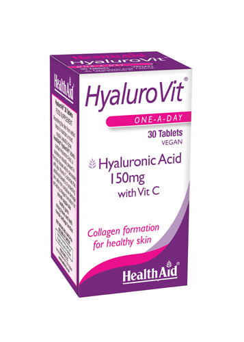 HEALTH AID Hyalurovit Ácido Hialurónico 150mg 30 comprimidos HEALTH AID Hyalurovit Ácido Hialurónico 150mg 30 comprimidos