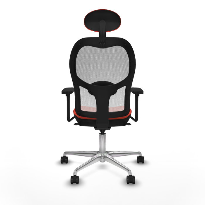 PIQUERAS Y CRESPO Silla de oficina Jorquera Naranja oscuro y Blanco