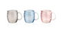 La Mediterranea Jarra o Mug de Vidrio con Diseño Piedras Stones, 350 ml, 12.5 x 9.5 x 10 cm (24 Unidades)