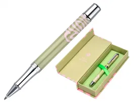 Belius Roller Ink Dreams Aluminio Verde Matcha Rosa Plateado Tinta Negra 0,7 mm Caja Diseño