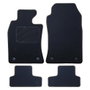 OCC Design Alfombrillas a Medida para Mini R52 Cabrio 2004-2009, Juego de 5 Piezas, Velour Antideslizante, Refuerzo Conductor, Referencia OCCMI0008