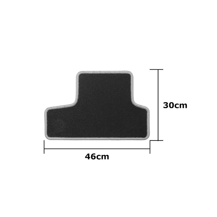 OCC Design Alfombrillas a Medida para Mini R52 Cabrio 2004-2009, Juego de 5 Piezas, Velour Antideslizante, Refuerzo Conductor, Referencia OCCMI0008