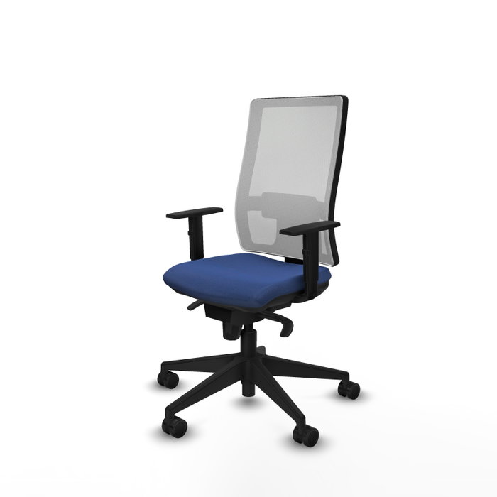 PIQUERAS Y CRESPO Silla de oficina Horna Azul Marino y Blanco PIQUERAS Y CRESPO Silla de oficina Horna Azul Marino y Blanco