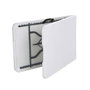 Color Baby Mesa Plegable Mitad Blanca 245x76x74 cm Plástico y Acero Edad Mínima 36 Meses