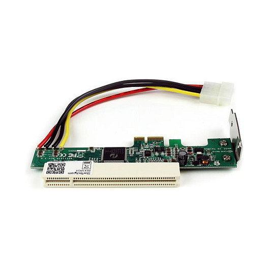 StarTech.com Tarjeta Adaptador PCI Express a PCI, PCIe a PCI 32-bit, Rojo, CE, FC, ROHS, Compatible con Windows