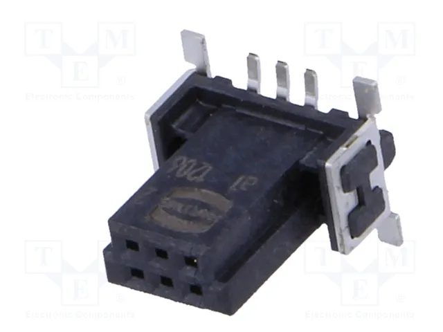 HARTING Conector har-flex® de 6 pines para PCB a PCB, hembra SMT