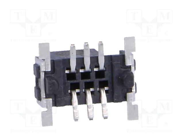 HARTING Conector har-flex® de 6 pines para PCB a PCB, hembra SMT