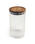 Inde Tarro Boro Silicato Ottico T/Acacia Red, Capacidad 750 ml, Medidas 9.2 x 9.2 x 15.7 cm (12 Unidades)