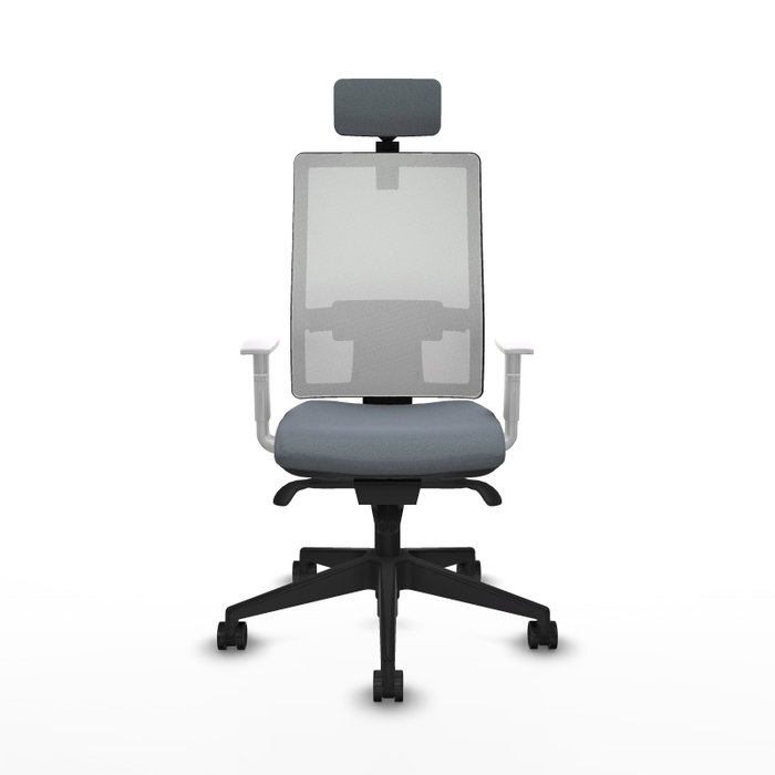 PIQUERAS Y CRESPO Silla de oficina Horna Gris y Blanco PIQUERAS Y CRESPO Silla de oficina Horna Gris y Blanco