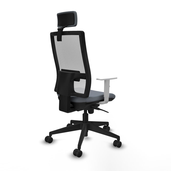 PIQUERAS Y CRESPO Silla de oficina Horna Gris y Blanco PIQUERAS Y CRESPO Silla de oficina Horna Gris y Blanco