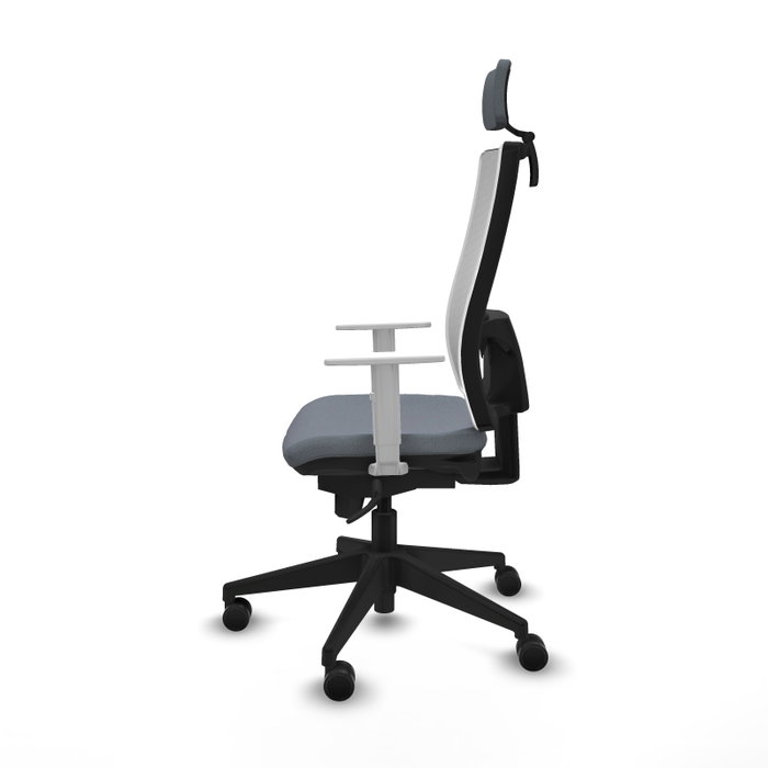 PIQUERAS Y CRESPO Silla de oficina Horna Gris y Blanco PIQUERAS Y CRESPO Silla de oficina Horna Gris y Blanco