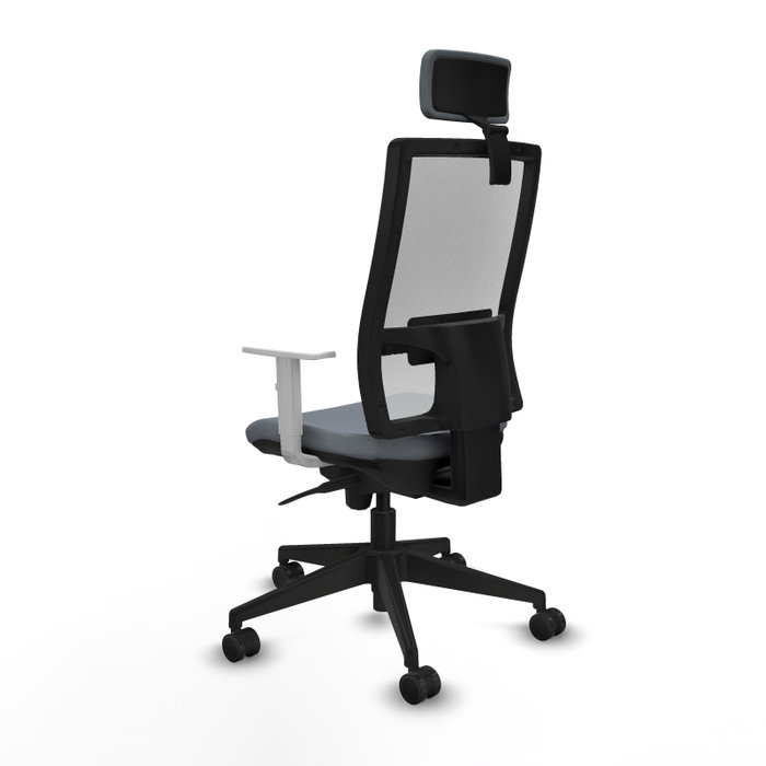 PIQUERAS Y CRESPO Silla de oficina Horna Gris y Blanco PIQUERAS Y CRESPO Silla de oficina Horna Gris y Blanco