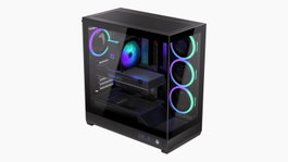 Endorfy Fishtank 6000 Corona Armario Showcase PC ATX con Vidrio Panorámico y Doble Ventilación 360mm