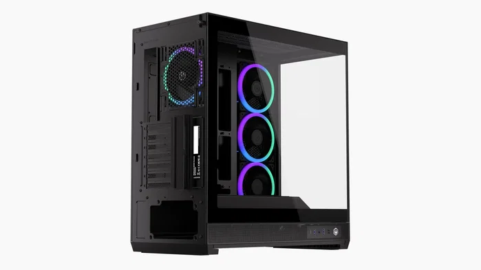 Endorfy Fishtank 6000 Corona Armario Showcase PC ATX con Vidrio Panorámico y Doble Ventilación 360mm