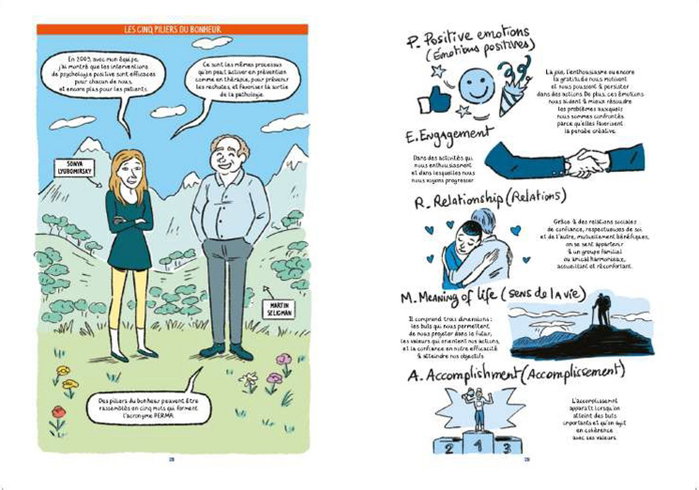 Penguin Random House Grupo Editorial, S.A.U. En busca de la felicidad perdida: Una novela gráfica para aprender a ser feliz