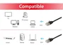 EQUIP Cable Patch Cat6A F/FTP 1 m Negro