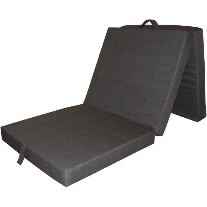 SAMBA Sillón bajo plegable SAMBACHAUFGR Multiposición 190 x 70 x 9 cm