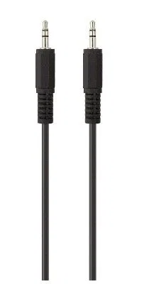 Belkin F3Y111BF1M-P Cable de Audio Estéreo 3,5mm Jack Macho a 3,5mm Jack Macho, Longitud 1 Metro, Color Negro