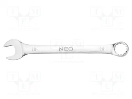 NEO TOOLS Llave plana-estriada bilateral 19mm