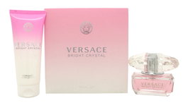 Versace Bright Crystal Set de Regalo 50ml EDT + 100ml Loción Corporal