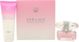 Versace Bright Crystal Set de Regalo 50ml EDT + 100ml Loción Corporal