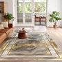 Conceptum Els2416 Alfombra de Pasillo de Terciopelo 100% con Suela de Algodón 100%, Lavable a Máquina, 100 x 300 cm