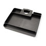 VALUE 17.99.1184 Ablagefach para Montaje en Mástil, Capacidad 3 kg, Compatible con Diámetros 30-48 mm (1,2"-1,9"), Negro