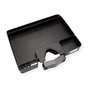 VALUE 17.99.1184 Ablagefach para Montaje en Mástil, Capacidad 3 kg, Compatible con Diámetros 30-48 mm (1,2"-1,9"), Negro