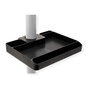VALUE 17.99.1184 Ablagefach para Montaje en Mástil, Capacidad 3 kg, Compatible con Diámetros 30-48 mm (1,2"-1,9"), Negro