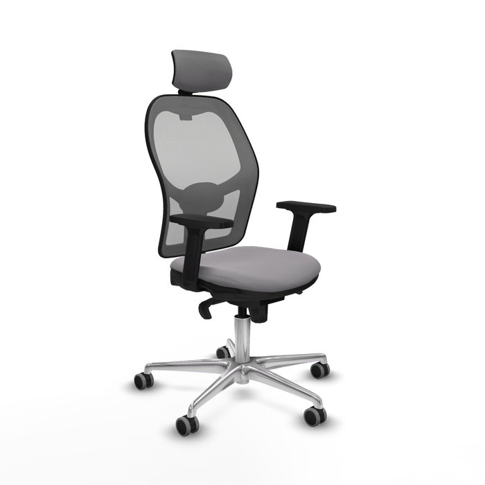 PIQUERAS Y CRESPO Silla de oficina Jorquera Gris con mecanismo Sincro PIQUERAS Y CRESPO Silla de oficina Jorquera Gris con mecanismo Sincro