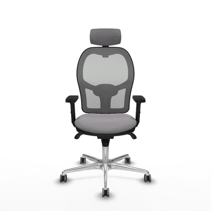 PIQUERAS Y CRESPO Silla de oficina Jorquera Gris con mecanismo Sincro PIQUERAS Y CRESPO Silla de oficina Jorquera Gris con mecanismo Sincro
