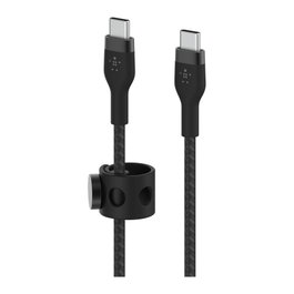 Belkin BOOST↑CHARGE PRO Flex Cable USB-C a USB-C de 2 m, Negro