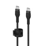 Belkin BOOST↑CHARGE PRO Flex Cable USB-C a USB-C 2.0 Trenzado en Silicona 2 metros Negro