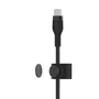 Belkin BOOST↑CHARGE PRO Flex Cable USB-C a USB-C 2.0 Trenzado en Silicona 2 metros Negro