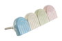 DKD Home Decor Pomo Cerámica Hierro Azul Rosa Verde Blanco 5.5 x 4 x 4 cm (12 Unidades)