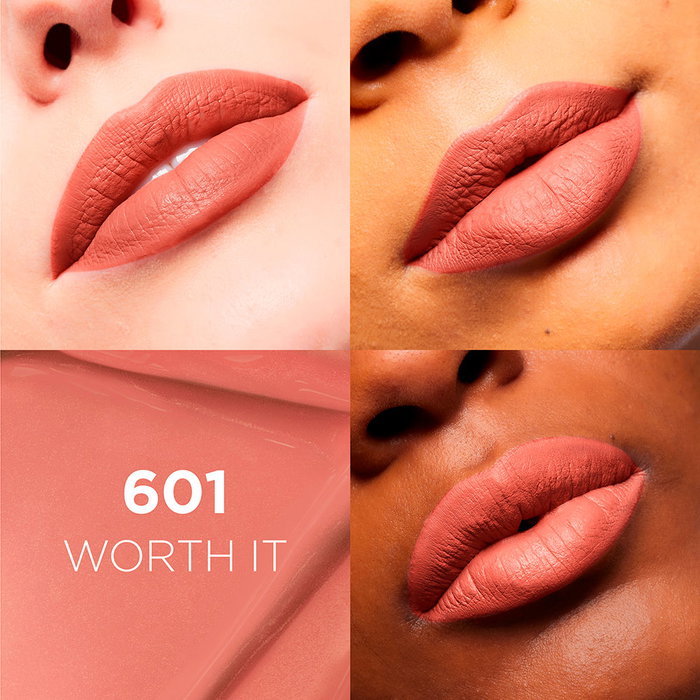 L'Oréal Paris Infaillible Matte Resistance Labial Líquido Mate de Larga Duración - Alta Pigmentación - Tono #601 Worth It - 1 unidad L'Oréal Paris Infaillible Matte Resistance Labial Líquido Mate de Larga Duración - Alta Pigmentación - Tono #601 Worth It - 1 unidad