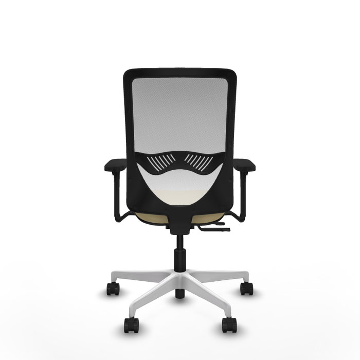 PIQUERAS Y CRESPO Silla de oficina Zulema con mecanismo Sincro/Traslack, Crema y Blanco PIQUERAS Y CRESPO Silla de oficina Zulema con mecanismo Sincro/Traslack, Crema y Blanco
