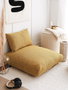 Atelier Del Sofa Cojín TEDDY Mostaza 70x70x27 cm