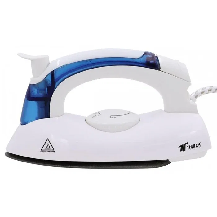 Thulos Plancha de Viaje TH-PV700 700 W con Mango Plegable para un Uso Cómodo en Cualquier Lugar