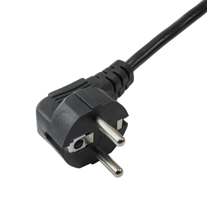 Akyga Cable de Alimentación AK-NB-01A para Portátiles, IEC C5 250V/50Hz 1.5m, Negro, Conectores CEE7/7 y C5 Acoplador Macho