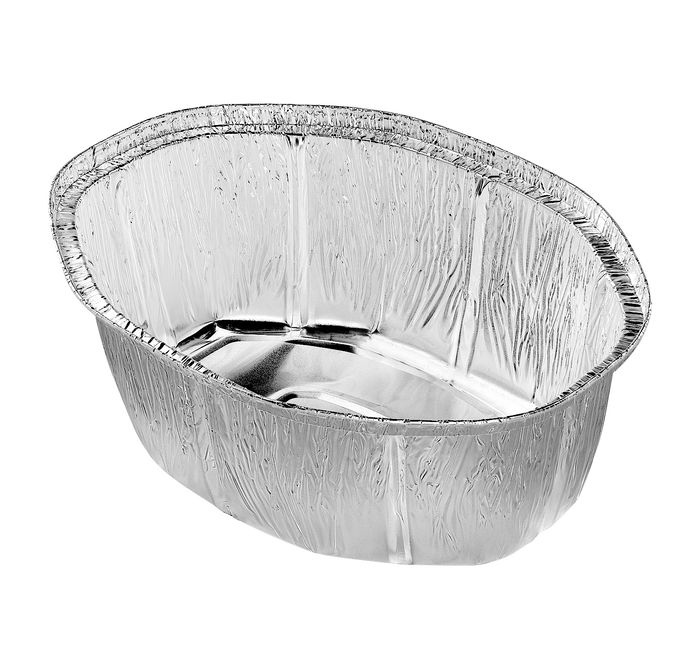 Algon Bandeja Oval para Pollo Entero 25 cm x 20 cm x 10 cm (24 Unidades)