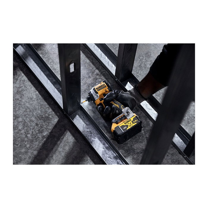 DeWALT DCF850NT Destornillador de Impacto Inalámbrico 18 Volt 1/4" con Mango de Pistola y Motor sin Escobillas