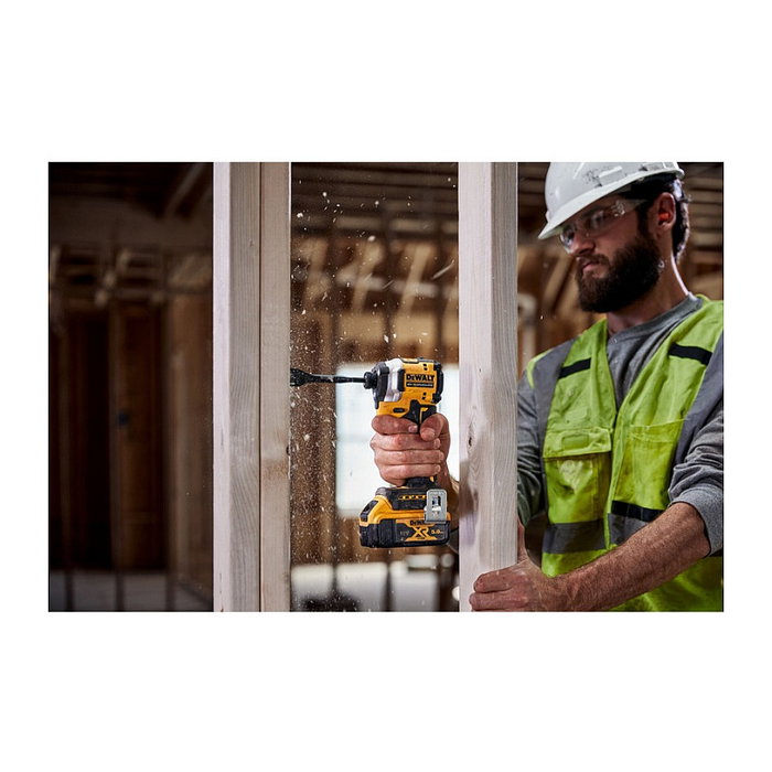 DeWALT DCF850NT Destornillador de Impacto Inalámbrico 18 Volt 1/4" con Mango de Pistola y Motor sin Escobillas