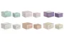 DKD Home Decor Joyero Indio Rosa Lila Set de 2 Piezas Materiales: Mango, Acrilico Dimensiones: 10 x 6.6 x 10 cm Surtido Multicolor (6 Unidades)