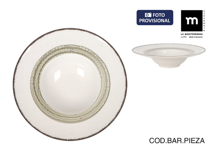 Inde Plato Pasta y Risotto Occhio, Diámetro 28 cm, Bari (6 Unidades) Inde Plato Pasta y Risotto Occhio, Diámetro 28 cm, Bari (6 Unidades)